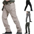 thumbnail image 5 of Quinlirra Men's and Big Men's Cargo Pants With Stretch Men's Pants Multiple Pockets Cargo Trousers Work Wear Combat Cargo Pocket, 5 of 5