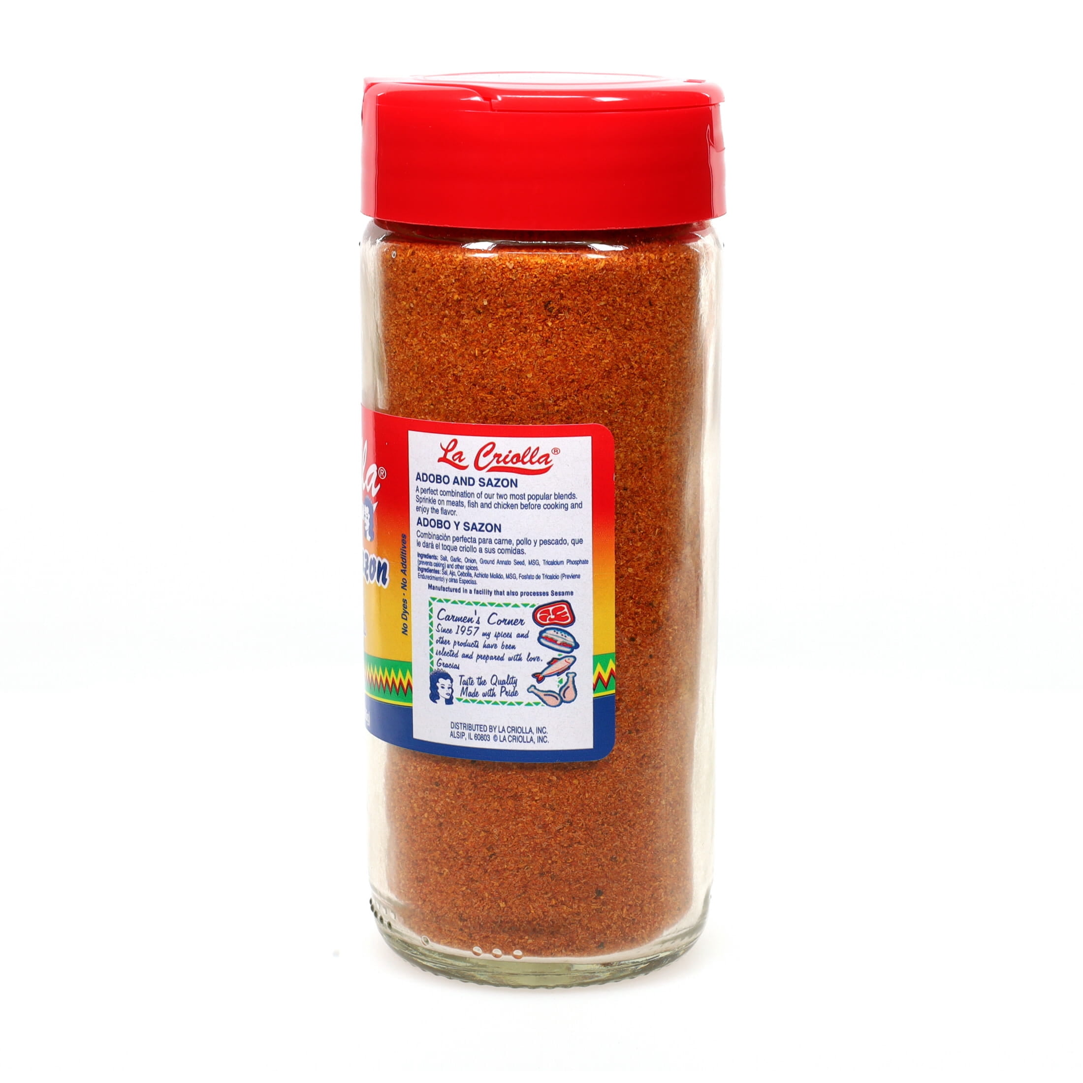 La Criolla Adobo Seasoning with Sazon, 8 oz