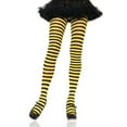 thumbnail image 2 of Tights Striped Yellow Black, 2 of 2