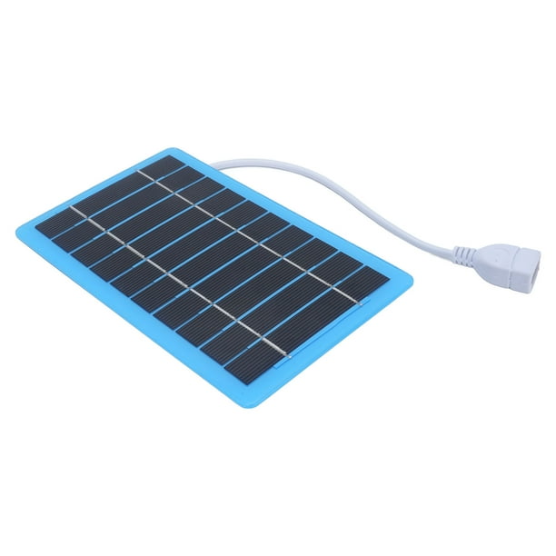Panel Solar Pequeño, Alta Estabilidad, 5 W, 5 V, Silicio Monocristalino, Panel Solar Para Exteriores, Carga Eficiente, Fácil De Usar Para Senderismo