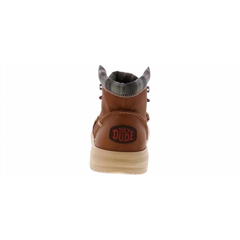 HEYDUDE Bradley Classic Boots, Mens 12 Medium Cognac Brown 42067-21N lace up HEYDUDE Men main image 3