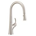 thumbnail image 2 of Danze D454422SS Antioch Single Handle Pull-Down Kitchen Faucet with Snapback Retraction, Stainless Steel, 2 of 4
