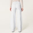 thumbnail image 5 of Wide Leg Yoga Pants for Women High Waisted Comfy Lounge Stretchy Work Pants Soft Baggy Straight Leg Lounge Sweatpants White S, 5 of 5