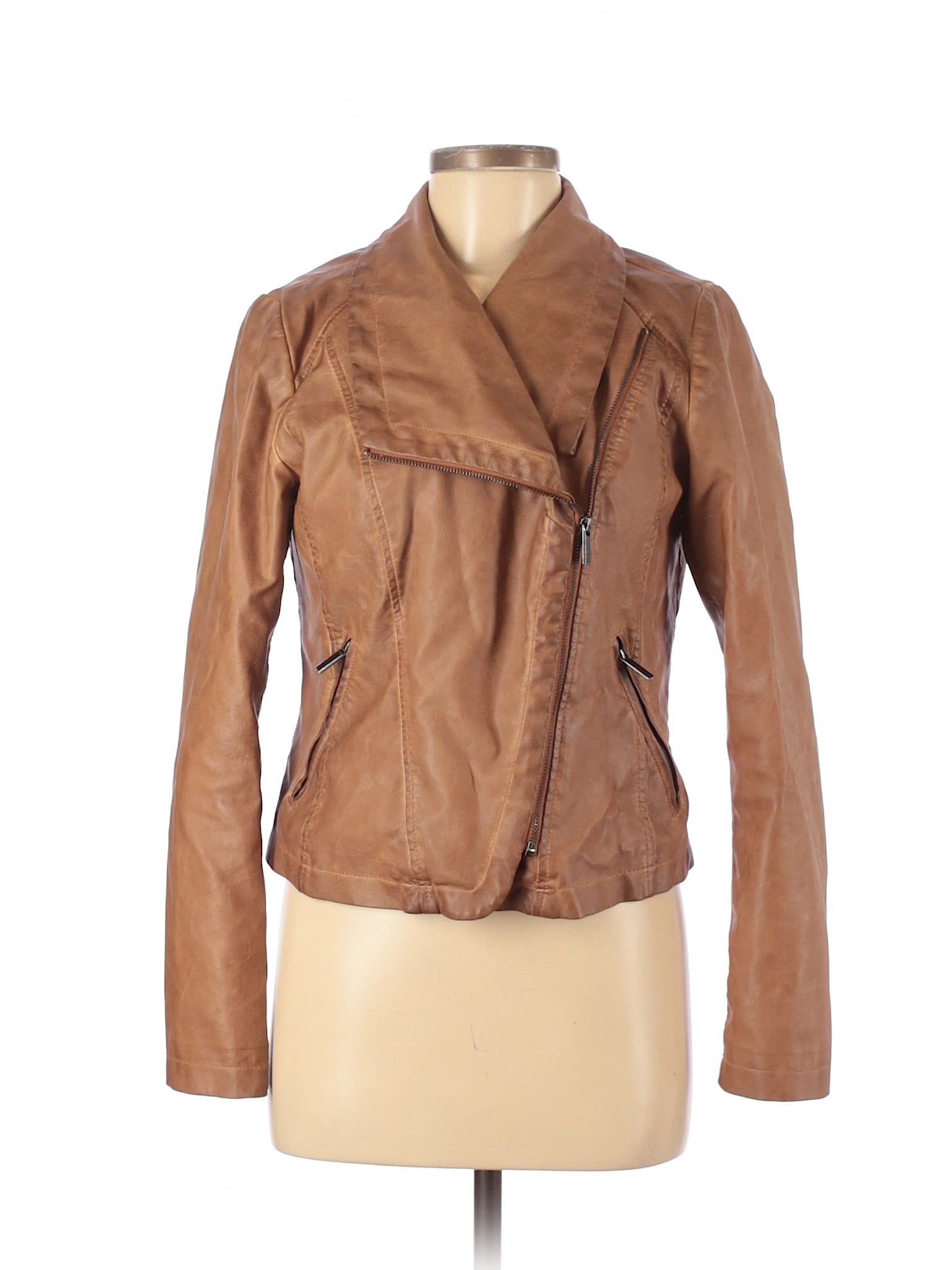Bagatelle - Pre-Owned Bagatelle Women's Size M Faux Leather Jacket ...