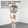 thumbnail image 5 of Athletic Works 55cm Exercise Yoga Ball, Anti Burst Free Air Pump for Gym Workout, 5 of 7