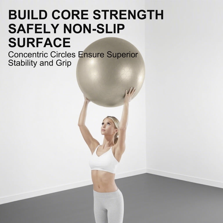 Athletic Works 55cm Exercise Yoga Ball with Air Pump photo 5