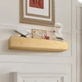 thumbnail image 1 of VEVOR Fireplace Mantel Wood Shelf Floating Rustic Fireplace Mantel 60" Natural, 1 of 9