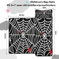 thumbnail image 5 of Black Halloween Spider Webs Toddler Nap Mats for Kids Preschool,50"x20" Sleeping Mat Bag or Kids,Toddler Sleeping Bag,Toddler Nap Mat or Daycare, 5 of 6