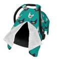 thumbnail image 3 of Zufioo Funny Chicken Print Baby Stroller Seat Nursing Cover, Baby Stroller Canopy Seat Cover Breastfeeding Cover, Suitable for Indoor and Outdoor-One Size, 3 of 9