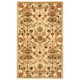 thumbnail image 4 of SAFAVIEH Antiquity Francine Floral Bordered Wool Area Rug, Gold, 8' x 8' Round, 4 of 10