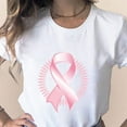 thumbnail image 6 of YABCSAZ Breast Cancer Shirts Tops for Women/Short Sleeve Shirts/Crewneck Shirt/Sweatshirt/Hoodie with Blessed Breast Cancer Pink Ribbon/Breast Cancer Awareness Breast Cancer Survivor Gifts for Women, 6 of 7
