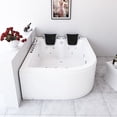 thumbnail image 2 of Whirlpool bathtub white 70.8″ x 47.2″ hot tub with Heater – Florence, 2 of 8