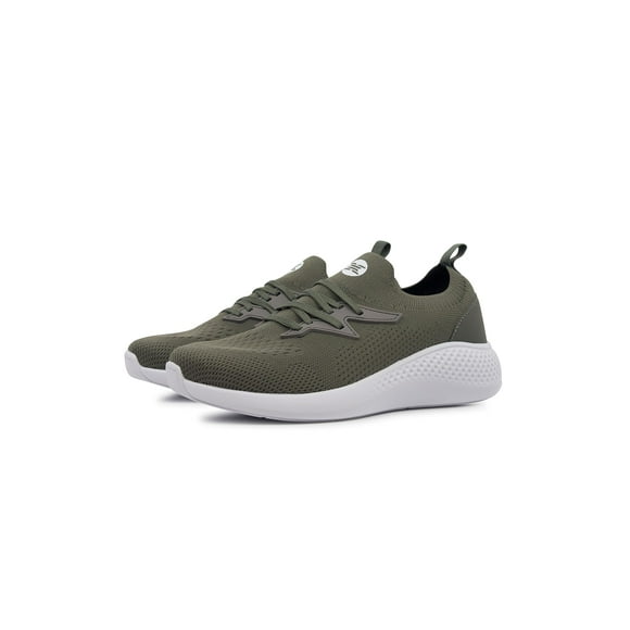 RBX Chaussure d'Entraînement Athlétique à Enfiler pour Femme, Espadrille de Course Légère, Séchage Rapide, Maille Respirante, Chaussure de Gym, Enfilage Facile, Espadrilles à Lacets pour la Marche, les Entraînements, les Déplacements, Tenue Décontractée Olive 8