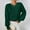 C-Army Green353, variant on JIAYUE Womens Knit Sweaters Solid Color Long Sleeve Drop Shoulder Crew Neck Relaxed Fit Knitwear Pullover For Ladies Soft Comfy Seasonal Loungewear