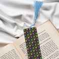 thumbnail image 6 of Kdxio Mardi Gras1 Print Metal Tassel Bookmarks,Perfect Gift for Art Lovers and Bookworms Metal Bookmarks for Women, 6 of 8