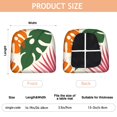 thumbnail image 3 of Tropical Palm Leaves in Hawaii Seat Covers for Dining Room Chairs Set Of 6,Stretch Printed Washable Chair Seat Cover with Elastic Ties and Button,Removable Waterproof Couch Cushion Covers, 3 of 6