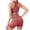 Red, variant on Bibifish Womens Sports Outfits 2Pcs Black Mesh Racerback Crop Tops And Shorts Breathable Elastic Sweat-Wicking Yoga Fitness Daily Comfy Sets