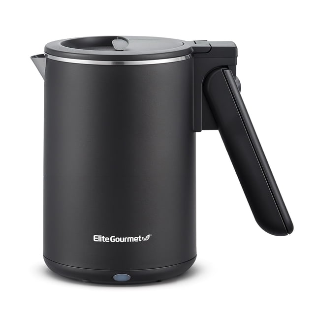 Hervidor eléctrico Elite Gourmet EKT719 0.6L Dual Volt negro
