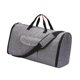 thumbnail image 4 of Bolso de lona, ​​bolso de viaje para traje, bolso de mano para ropa, bolso de hombro ligero para hombres, bolso de viaje de gran capacidad resistente Gris, 4 of 10