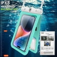 thumbnail image 3 of tiflook double space detachable waterproof phone case [2-pack] ipx8 pouch lanyard dry bag for iphone 14/13/12/11 pro max/pro/xr/xs/se, galaxy s23/s22/s21/s20/note 20/10/a14/a13/a54/a03s/a23 up to 7", 3 of 7