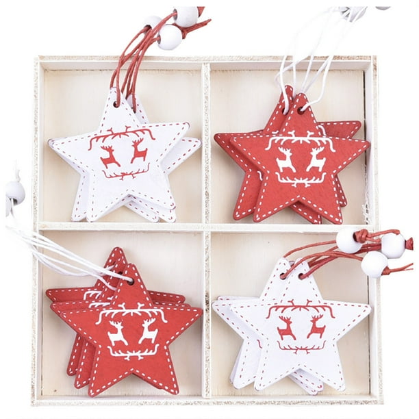 WSBDENLK Clearance Sale Christmas Decorations Wooden Pendants Diy Mini