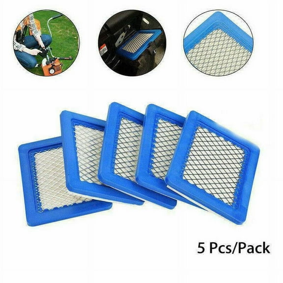 JRL 5PCS Air Filter Lawn Mower Filters For Briggs&Stratton 491588 491588s 399959 H/P