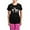 With Pink Pant, variant on CafePress - I Llove Llamas Pajamas - Women's Short Sleeve Print T-Shirt and Pants Dark Cotton Pajama Set