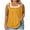 Yellow, variant on Aofany Women Plus Size Tank Tops Summer Casual Square Neck Sleeveless Blouse Shirts