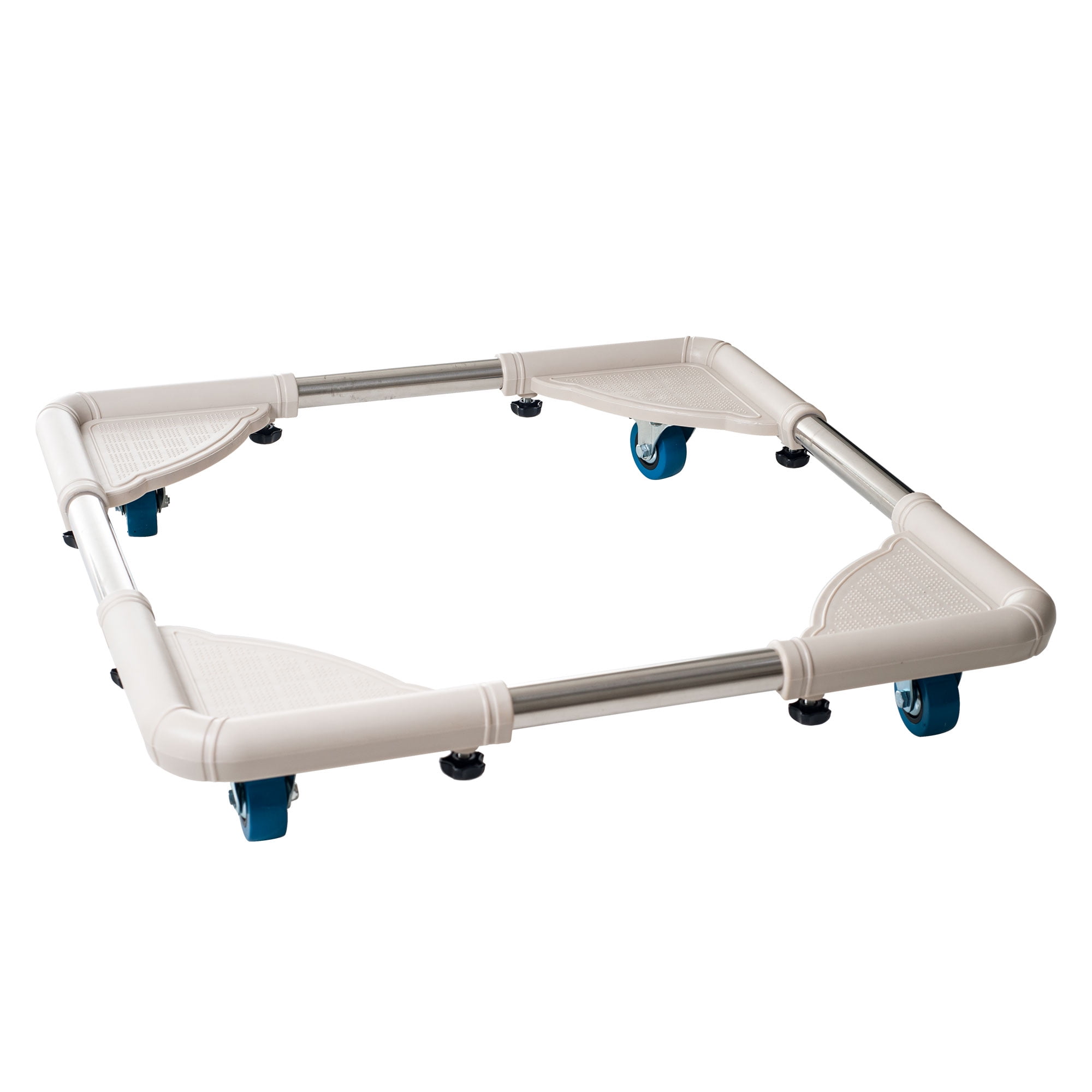 Adjustable Dolly Cart – Appliance Roller with Telescoping Base and 4 Locking Caster Wheels – 220lbs Weight Capacity – Moving Supplies by Stalwart