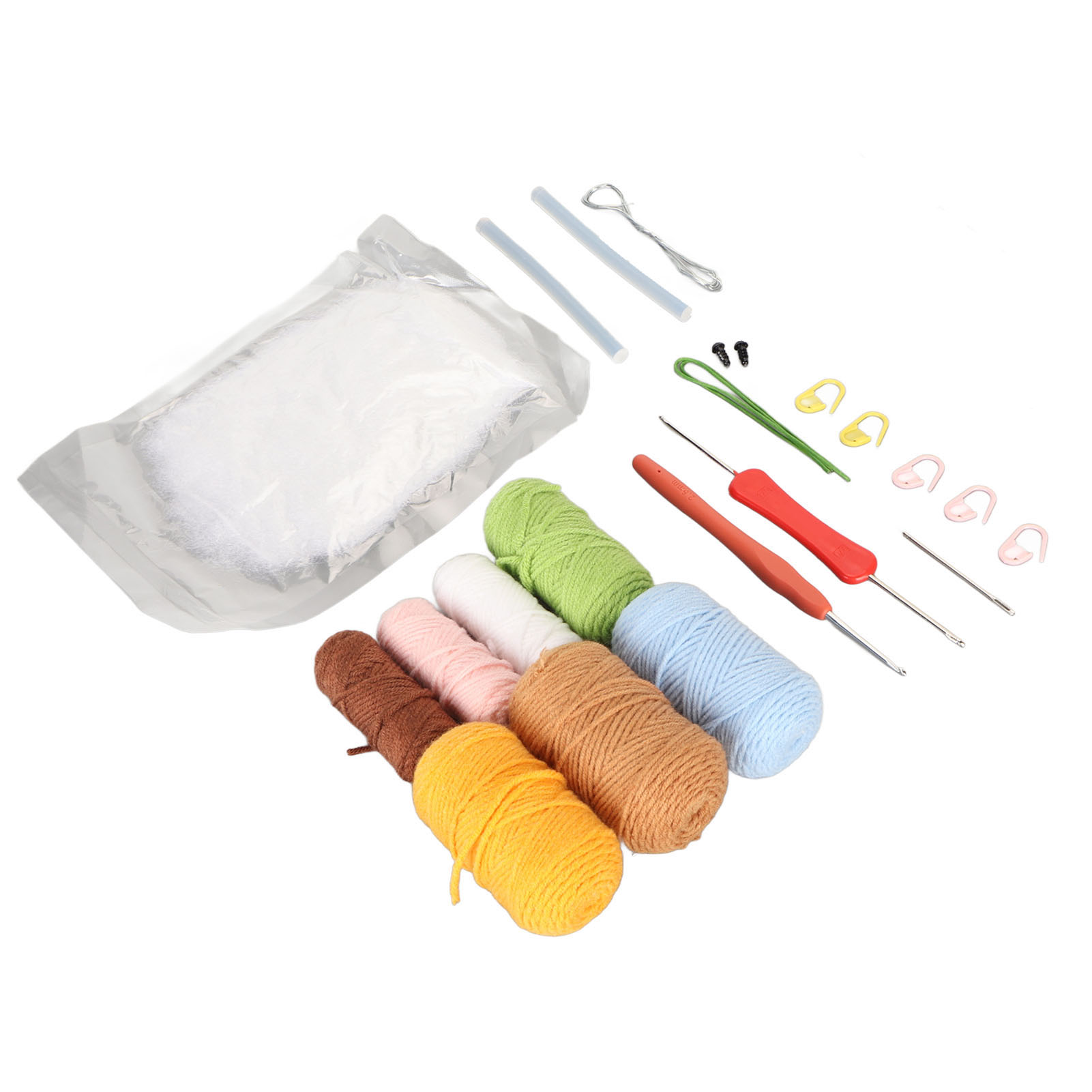 Kit de Crochet Complet, Kit de Crochet Innovant pour Débutants Éducatif DIY pour Adultes