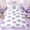 Floral 06, variant on Erosebridal Rainbow Groovy Flower Twin Bedding Sets, Chic Floral Bedding Comforter Set for Girls, Pink Reversible, 7 Pieces