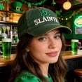 thumbnail image 5 of Homtrend St Patrick’s Day Baseball Cap Irish Shamrock Hat Adjustable Green Lucky Hat for Men Women Ireland Party Parade Costume St Patricks Day Gift, 5 of 8