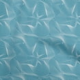thumbnail image 1 of oneOone Georgette Viscose Teal Blue Fabric Moire Craft Projects Decor Fabric Printed By The Yard 42 Inch Wide, 1 of 4