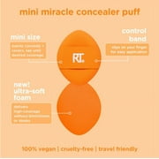 Real Techniques Mini Miracle Powder Puff Trio, for Setting & Baking, Mini Makeup Puff, 3 Count