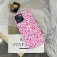 thumbnail image 5 of Case for iPhone 15, Shockproof TPU Bumper Drop Protection Hybrid 2-Layer Hard Cover Case for iPhone 15-Pink Broken Flowers, 5 of 7