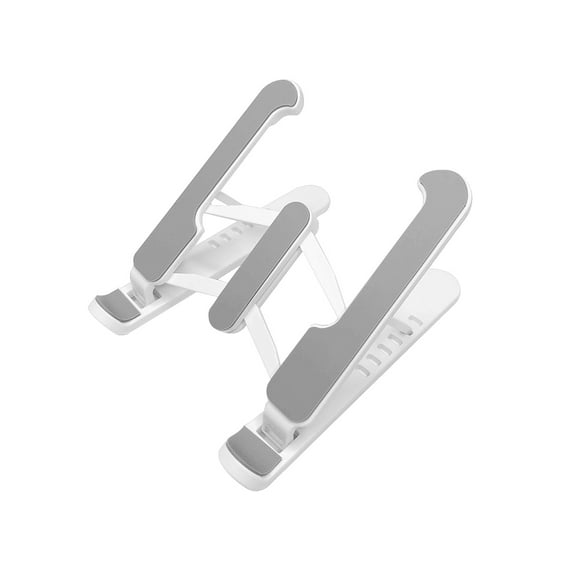 Adjustable Multi-Angle Tablet Phone Holder Portable Foldable Tablet Holder Universal Desktop Stand for Mobile Devices White