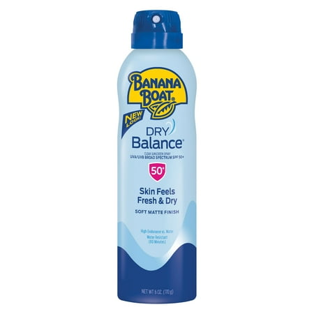 Banana Boat Dry Balance Clear Sunscreen Spray SPF 50+, 6