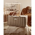thumbnail image 4 of Cesta para pañales Blissful Diary, marrón moca, 4 of 8