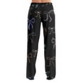 thumbnail image 6 of Women's Comfy Pajama Pants with Red Bow Print, Soft Lounge Sleepwear, Elastic Waist, Relaxed Fit, White, Size Options, 6 of 6