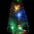 thumbnail image 5 of Árboles de Navidad de madera, decoración navideña de mesa, adornos de árboles de Navidad de pino de madera, nieve flocada, 5 of 5