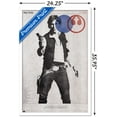 thumbnail image 2 of Star Wars: Mid-century Modern - Han Solo Wall Poster, 22.375" x 34" Framed, 2 of 5