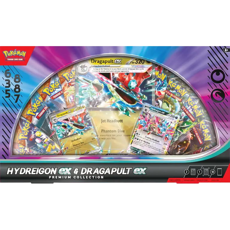 Pokemon TCG: Hydreigon ex & Dragapult ex Premium Collection - 10 Packs,  Promo Cards - Walmart.com
