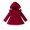 Wine, variant on Bovxnpu Toddler Boys Girls Fall Winter Jacket, Girls' Hooded Dress Coats, Fashion Girl Casual Long Sleeve Hoodie Coat Girl's Coat