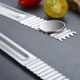 thumbnail image 6 of Dream Lifestyle Portable Stainless Steel Kitchen Barbecue BBQ Meat Tongs Salad Steak Food Clip, 6 of 7