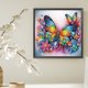 thumbnail image 4 of Pintura de diamante 5D DIY Kit de taladro de forma especial parcial decoración de mariposa 30x30cm, 4 of 9