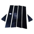 thumbnail image 1 of 6 pegatinas para molduras de paneles de puertas y ventanas, impermeables, brillantes, de repuesto para pilar de coche, para 2019-2023, 1 of 8
