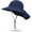 Navy, variant on Kids Sun Hat UV Protection Summer Beach Hats with Neck Flap Wide Brim Bucket Hat for Boys Girls