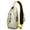 Yellow-89, variant on Crossbody Sling Backpack for Women Men Disco Low Poly Pineapple Pattern Shoulder Sling Crossbody Casual Chest Bag for Travel Sports Running Hiking