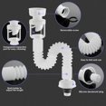 thumbnail image 5 of Expander Sink Hose Expandable Tubular Drain Hose, Telescopic Sewer Drain Tube Adjustable for Kitchen Drainage Accessories 1, 5 of 5