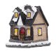 thumbnail image 3 of Casa navideña/estatuilla de casa de resina/mini adorno navideño decoración navideña para el hogar para adornos de escritorio para interiores Estilo C Hugo Casa en miniatura luminosa, 3 of 10